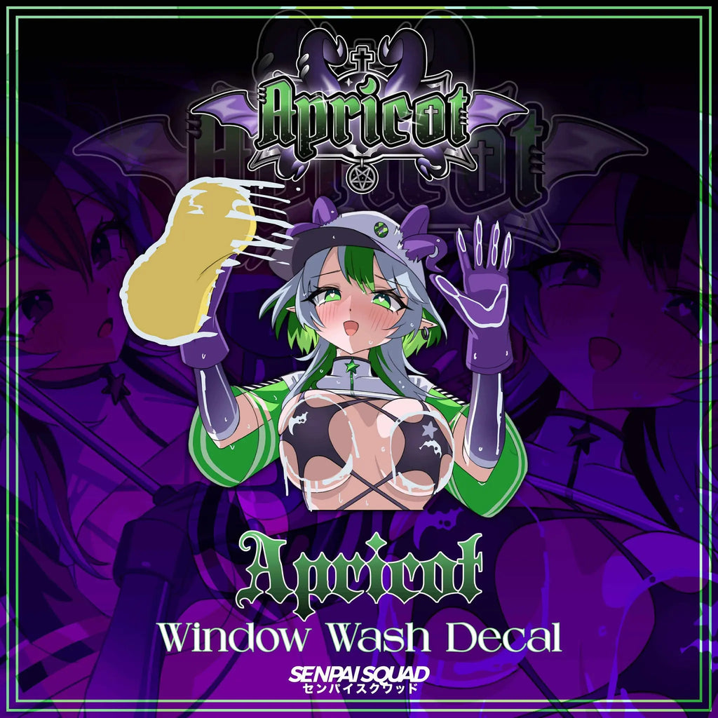 Apricot Window Wash Decal