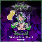 Apricot Window Wash Decal