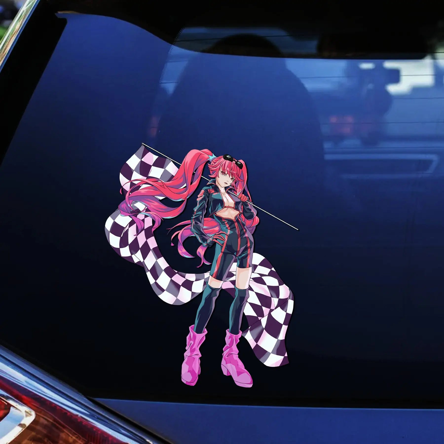 Aka - Full Body Flag Stance Decal