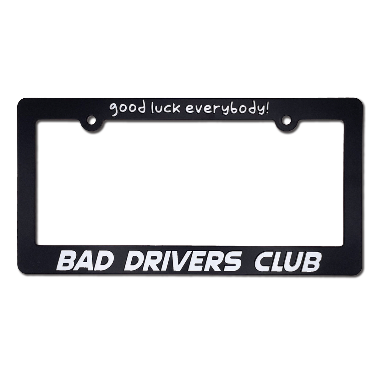 Bad Drivers Club - License Plate Frame – Senpai Squad