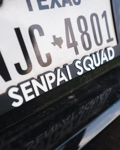 Senpai Squad V1 - License Plate Frame