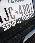 Senpai Squad V1 - License Plate Frame