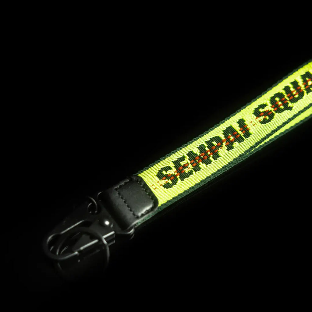 Green Fabric Strap Keychain