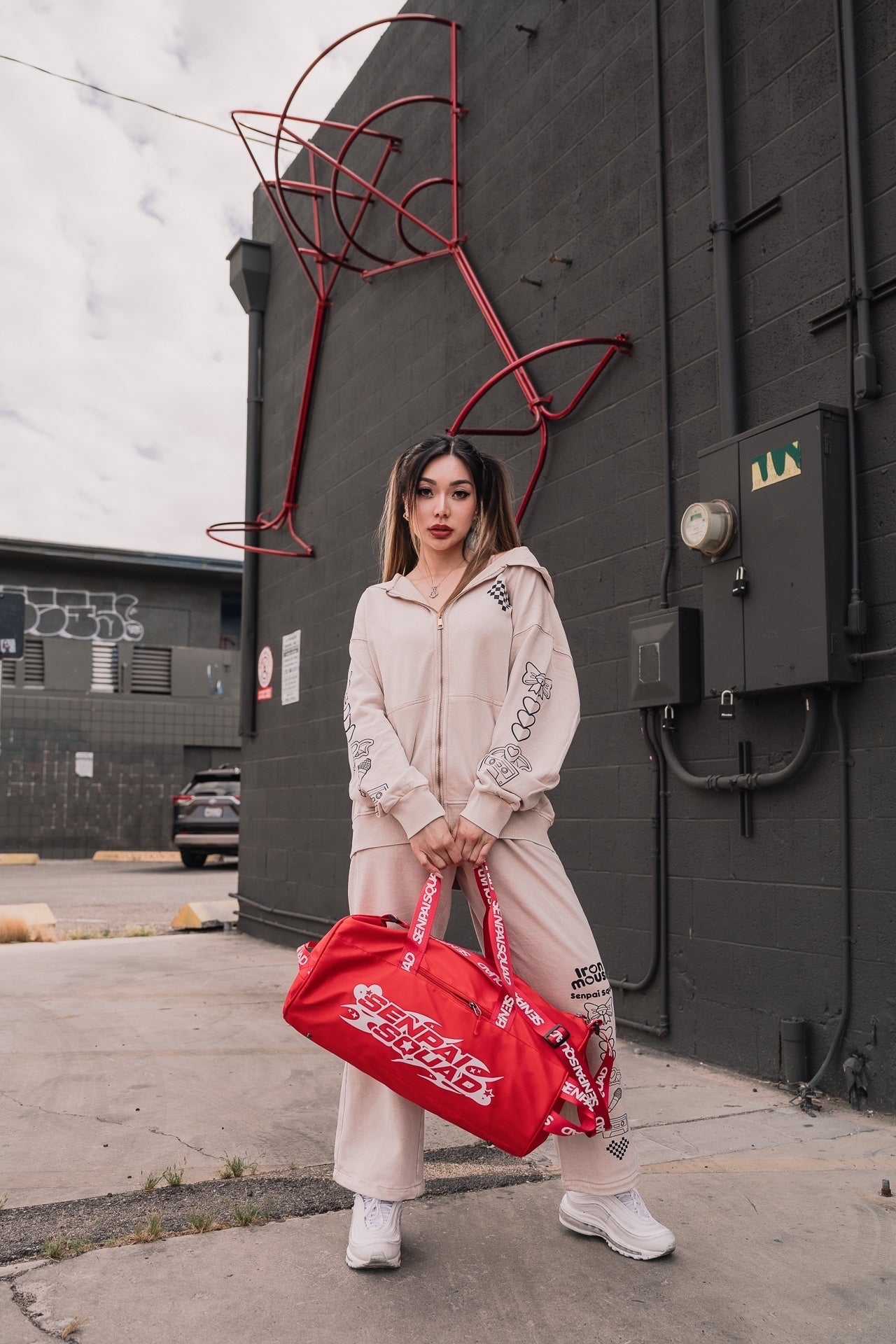 Senpai Squad Duffle Bag Stars