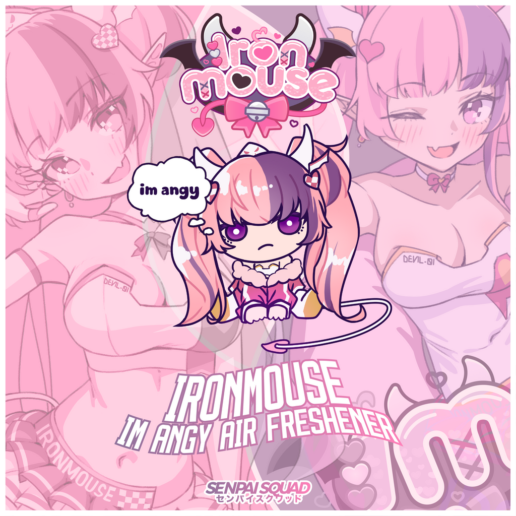 Ironmouse im angy Air Freshener