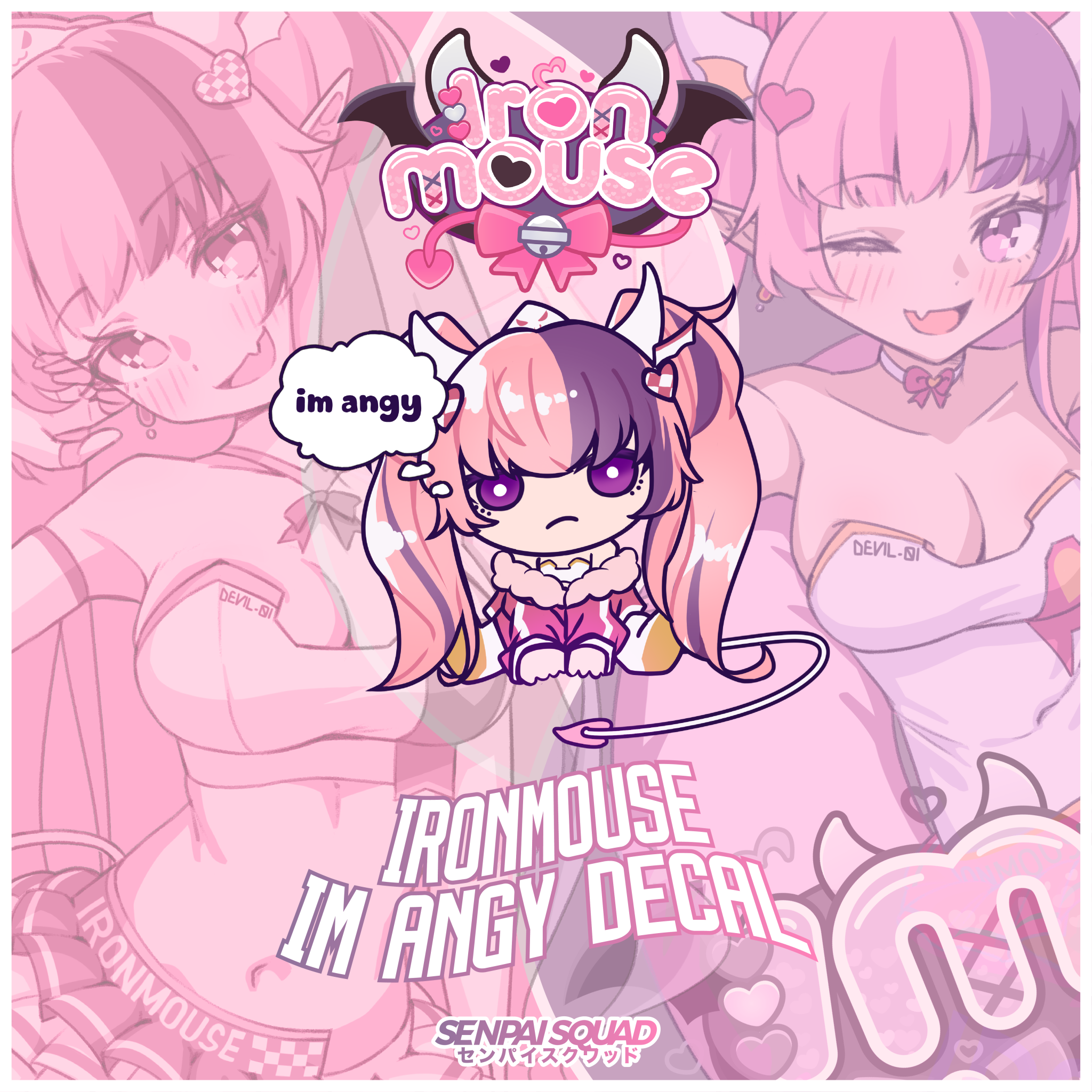 Ironmouse im angy Decal