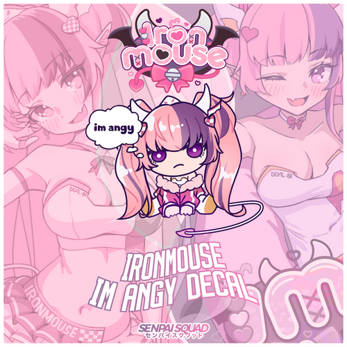 Ironmouse im angy Decal