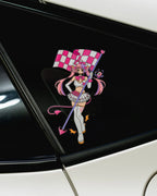 Ironmouse Racing Flag Decal