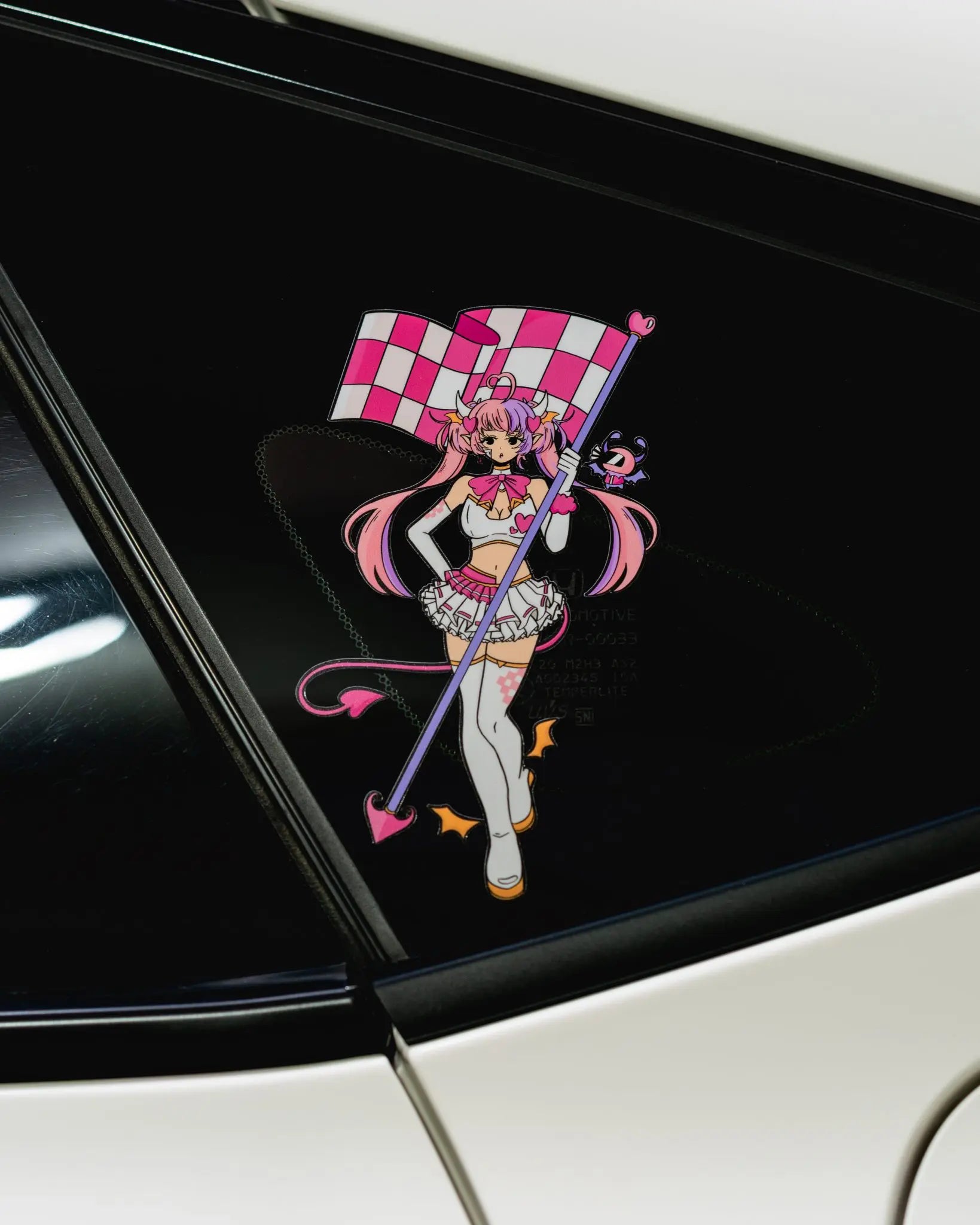 Ironmouse Racing Flag Decal