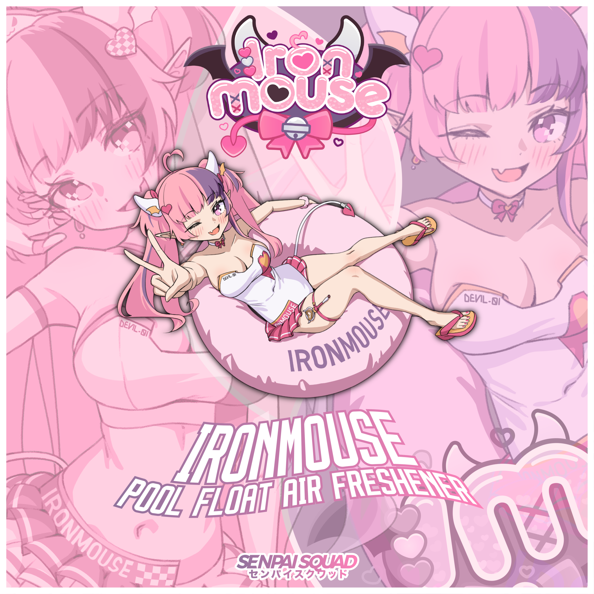 Ironmouse Pool Float Air Freshener