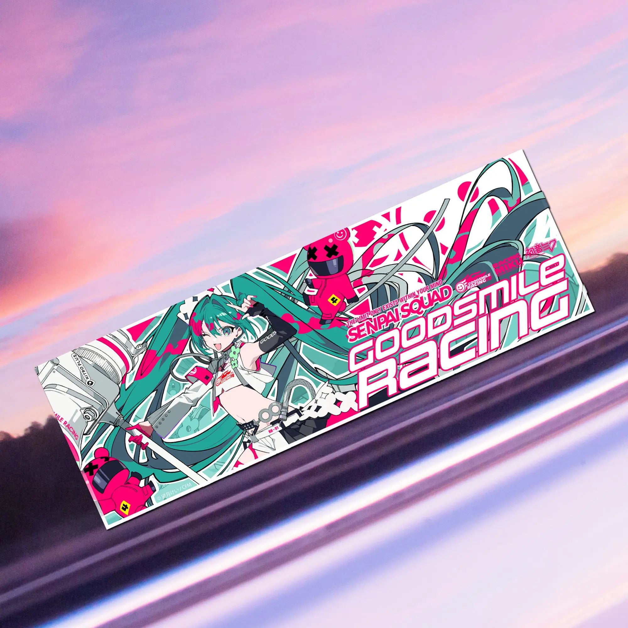 Racing Miku 2025 Ver. x Senpai Squad: V1 Sticker Slap