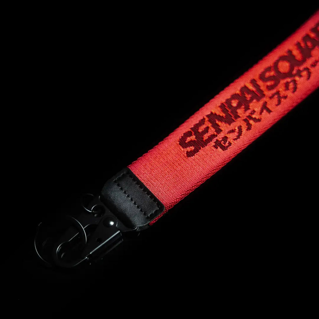 Red Thick Fabric Keychain
