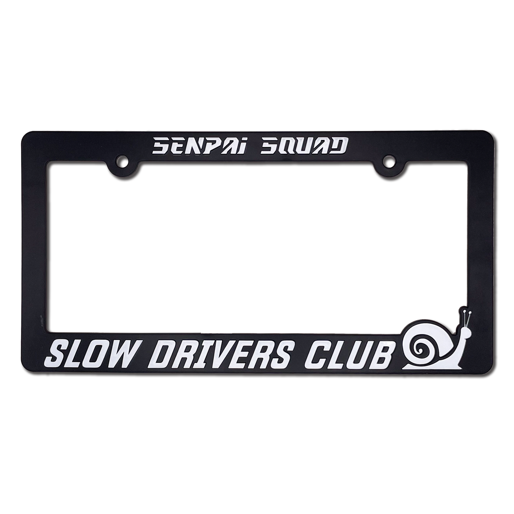 Slow Drivers Club - License Plate Frame