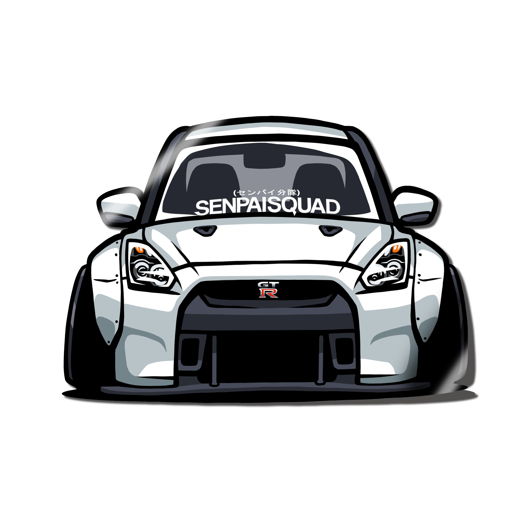 Senpai Squad GTR Decal