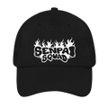 Senpai Squad Hat - Fire (Black)