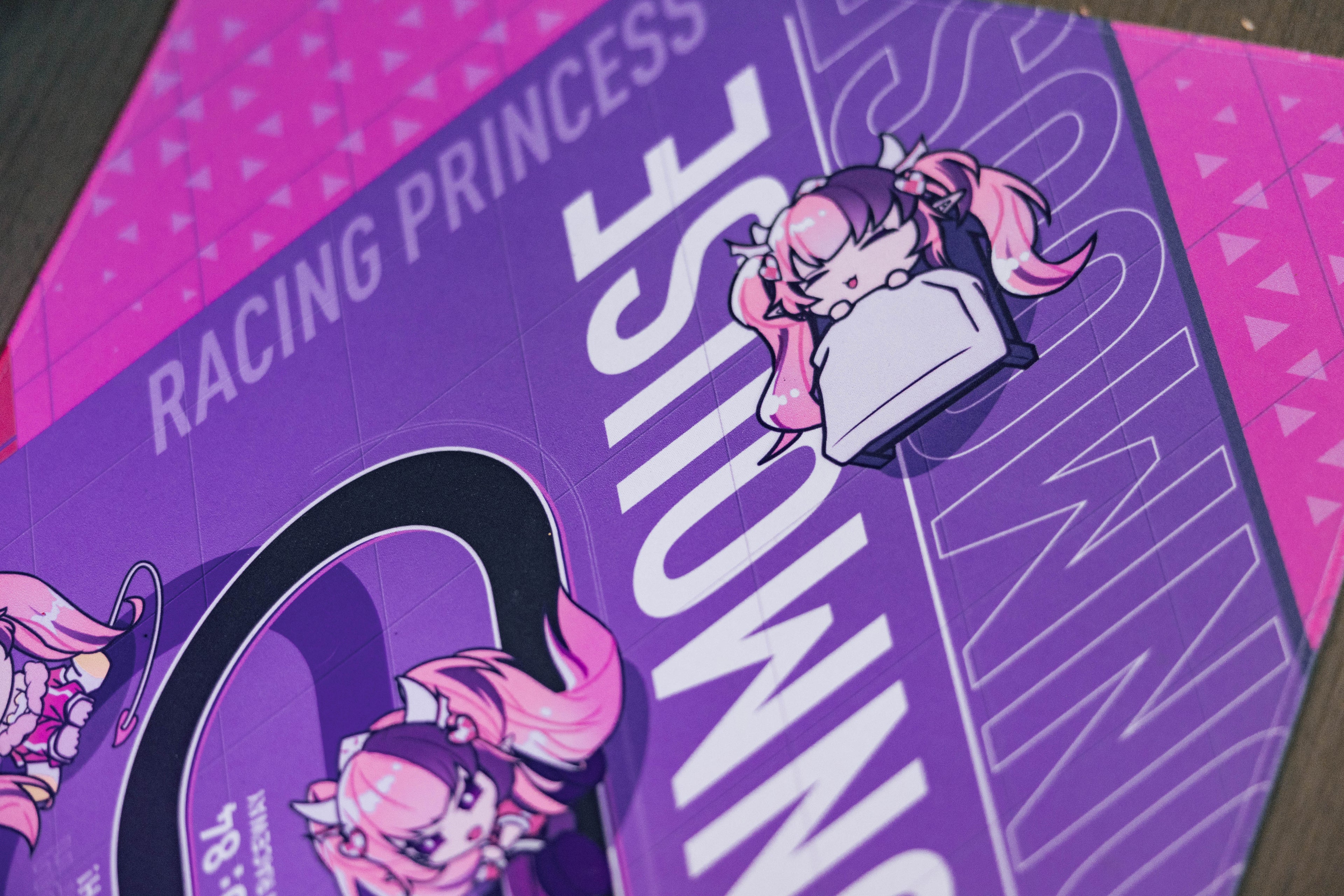 Ironmouse Chibi Racetrack Deskmat