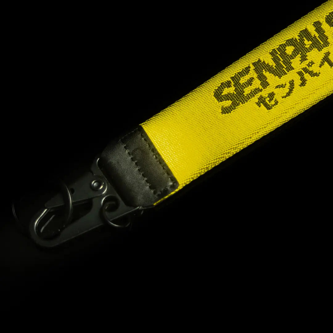 Yellow Thick Fabric Keychain