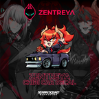 Zentreya Chibi Car Decal