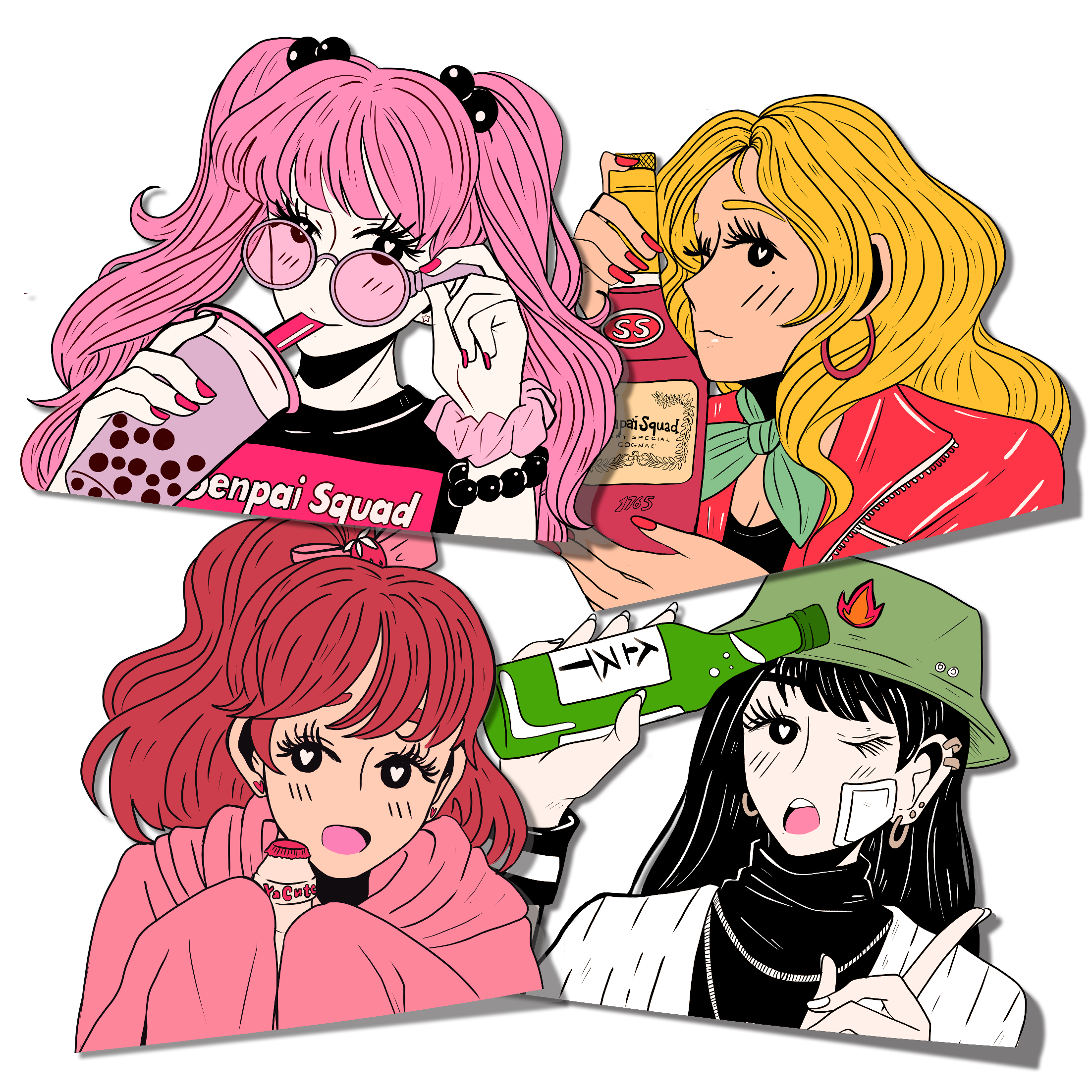 Stay Hydrated Decals