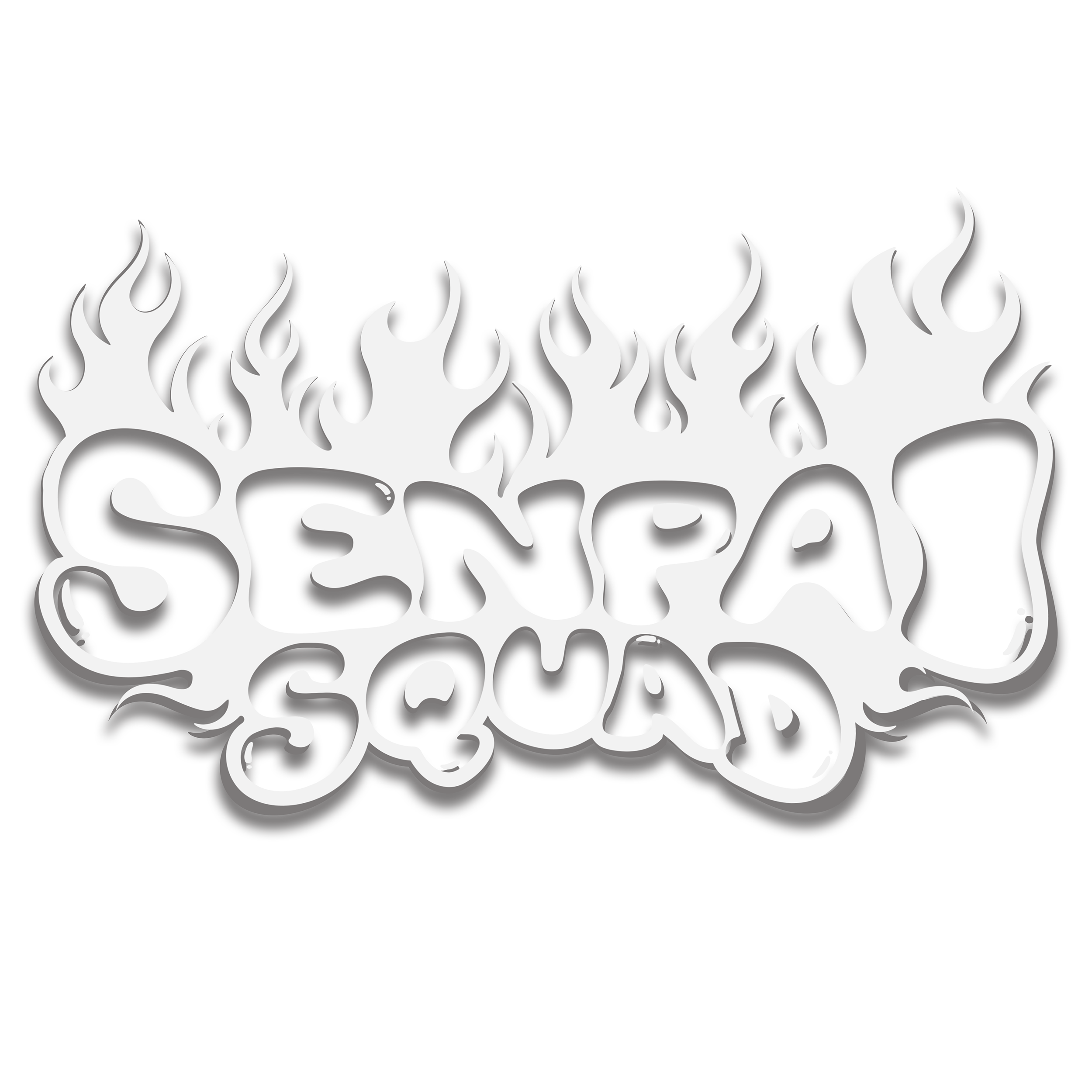 Senpai Squad Fire Banner