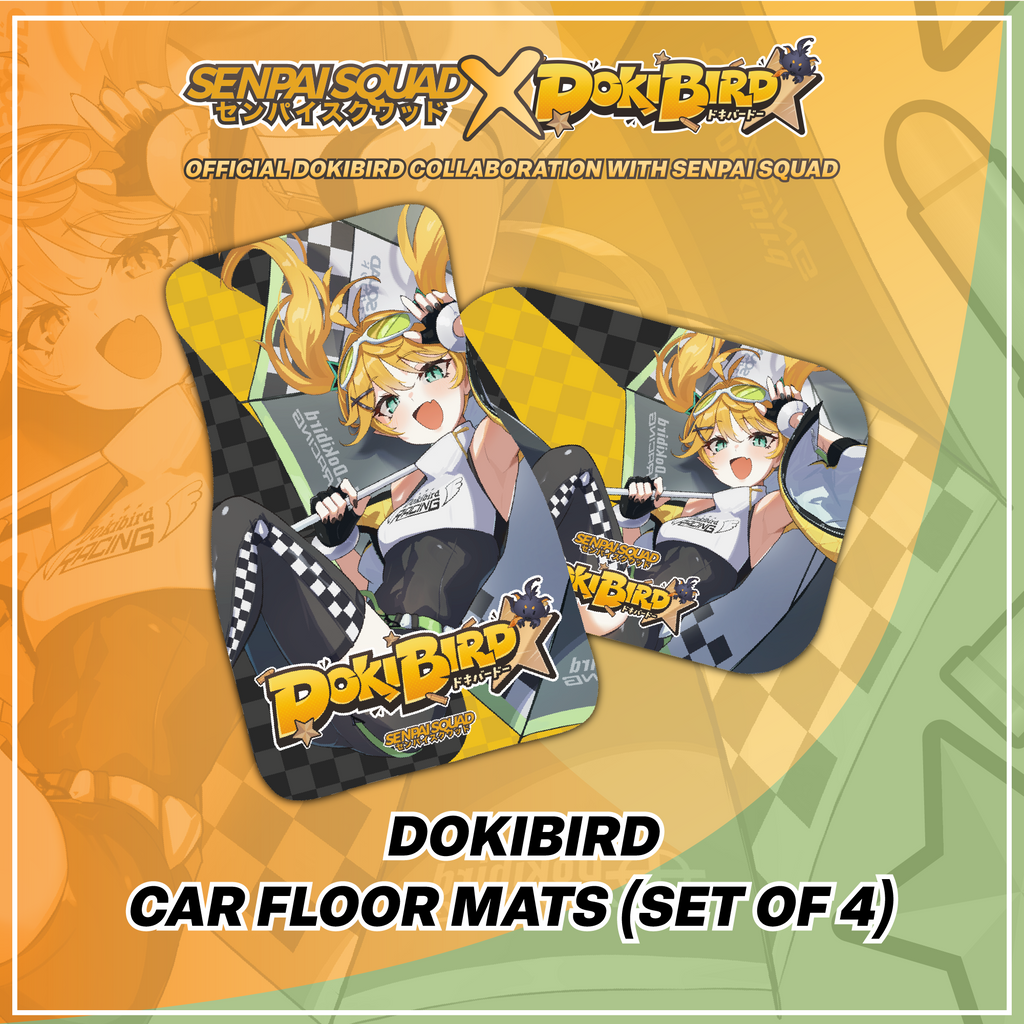Dokibird Car Floor Mats (Set of 4) (PRE-ORDER)