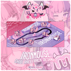 Ironmouse Chibi Racetrack Deskmat