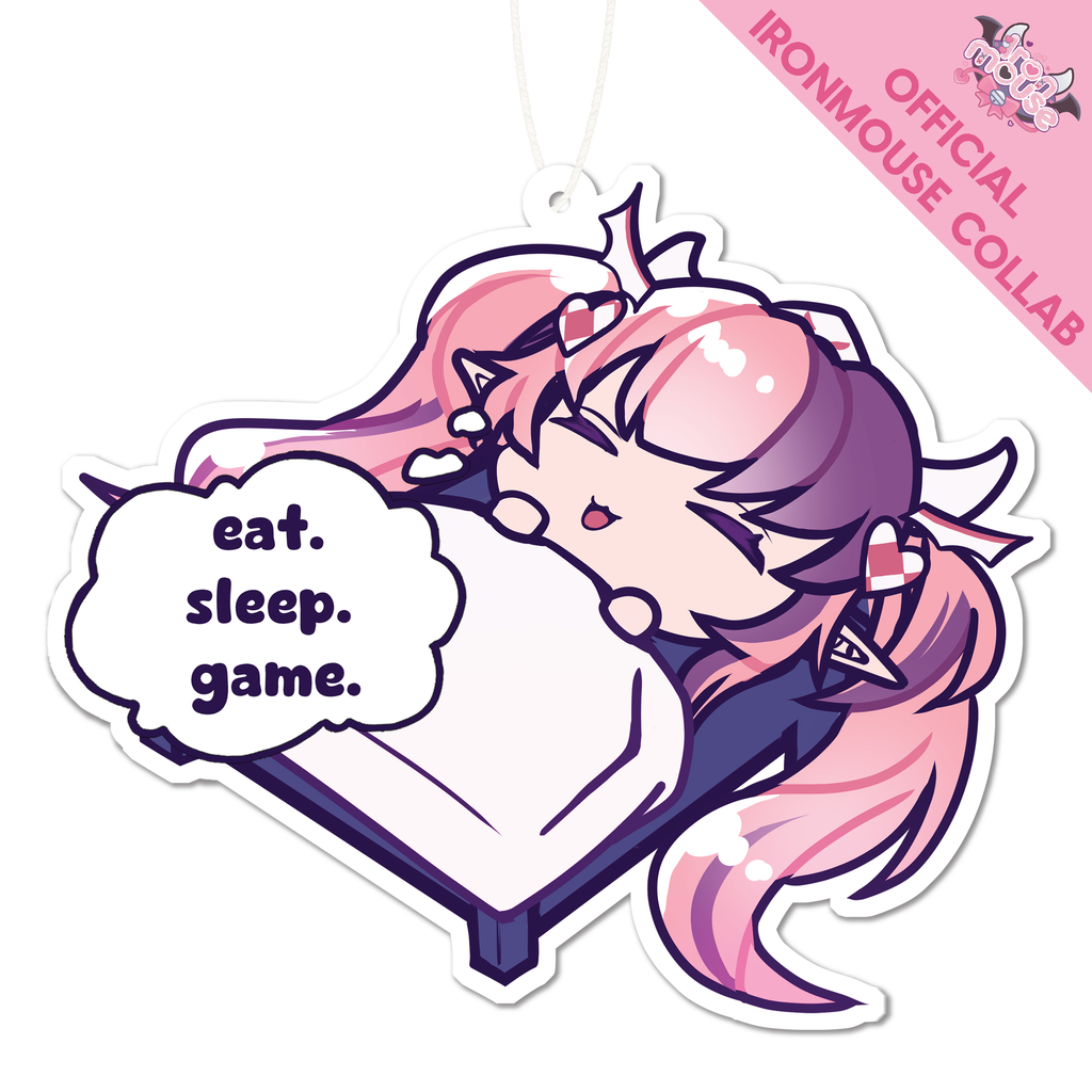 Ironmouse Eat. Sleep. Game Air Freshener
