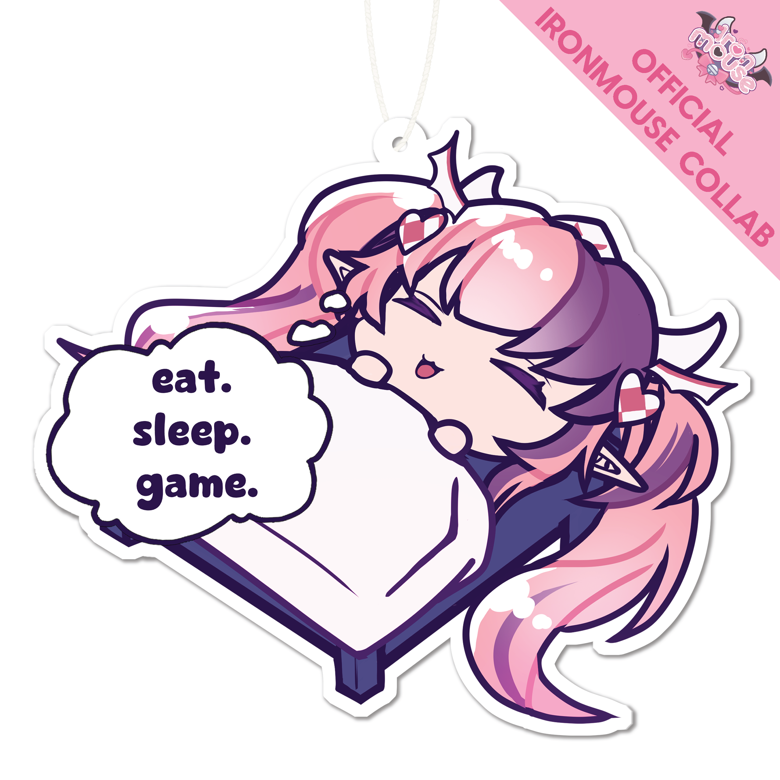 Ironmouse Eat. Sleep. Game Air Freshener