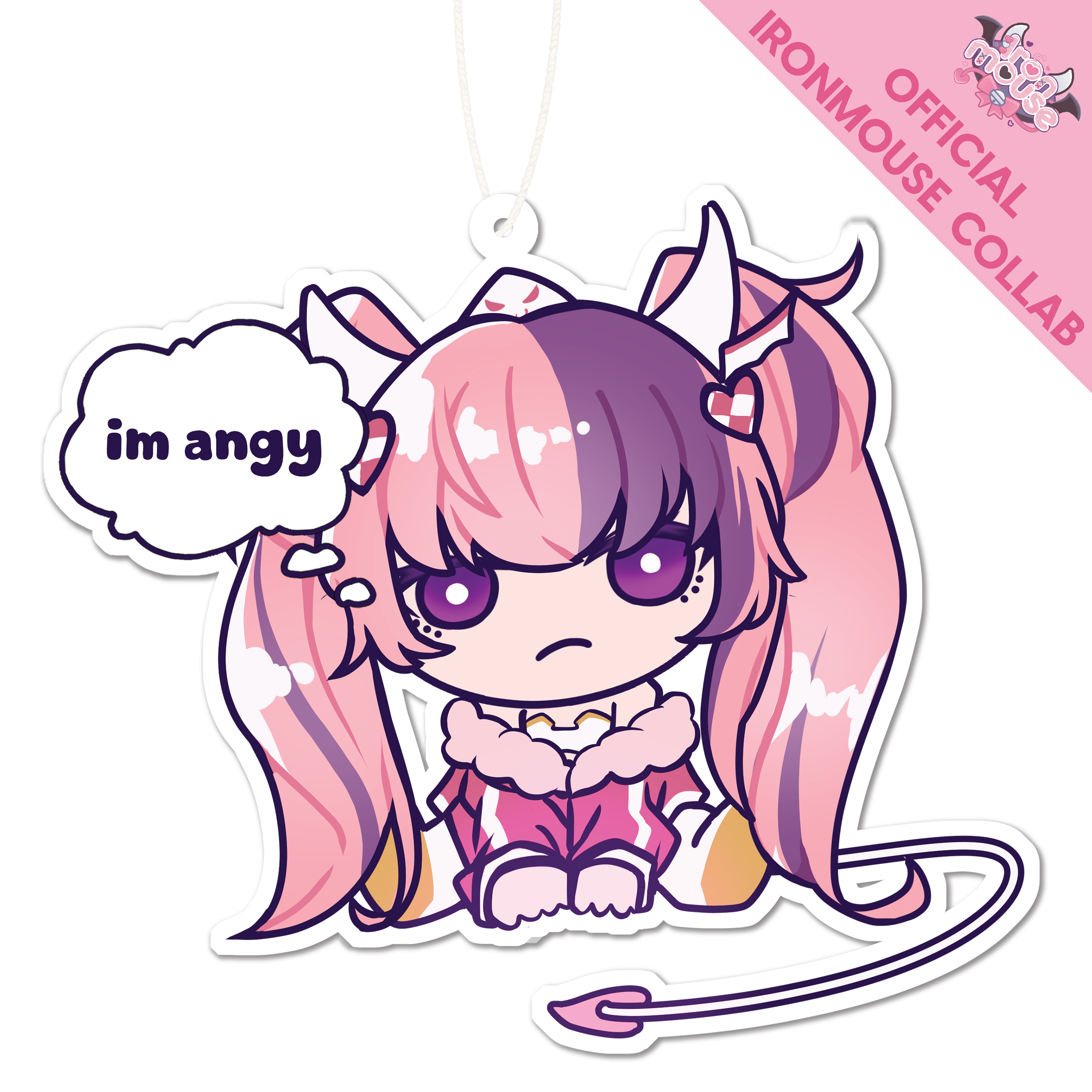 Ironmouse im angy Air Freshener