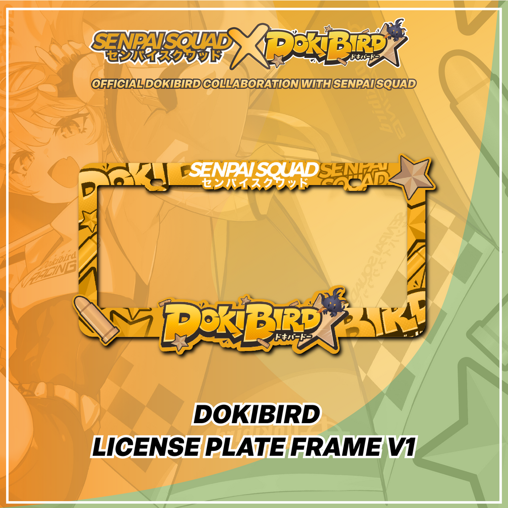 Dokibird License Plate Frame V1