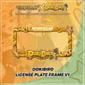Dokibird License Plate Frame V1
