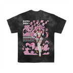 Ironmouse Acid Wash Black Shirt