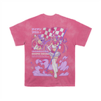 Ironmouse Acid Wash Pink Shirt