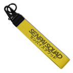 Yellow Thick Fabric Keychain